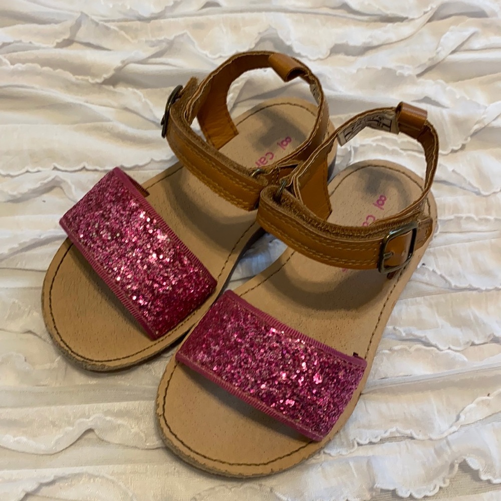 Carter’s pink glitter sandals